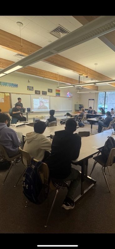 Classroom during interview with Professor Behrends